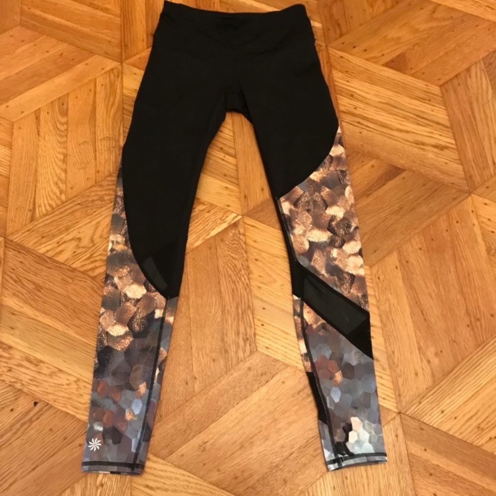 Unique Athleta Copper Patchwork Leggings - image 4